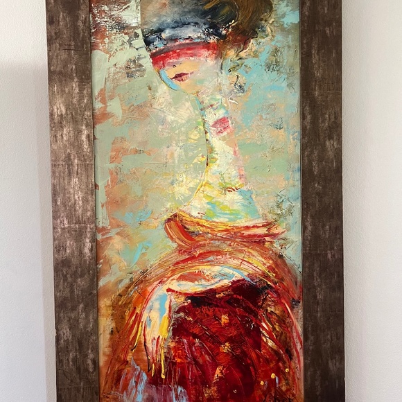 For SaleVenetian-Carnival Woman Acrylic bright 41